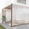 VidaXL Prelata transparenta cu ochiuri 8x12 m polietilena