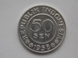 50 SEN 1958 INDONEZIA-XF, Asia