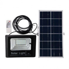 Proiector 80W 80 LED SMD cu Panou Solar si Telecomanda foto