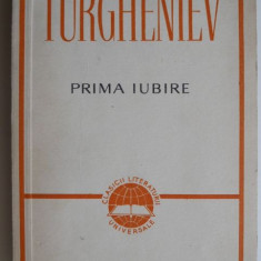 Prima iubire - I. S. Turgheniev