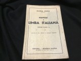 Manual scolar de Limba Italiana pentru clasa V anul 1940 de Maria Cucu !