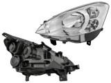 Far PEUGEOT PARTNER, 03.2008-06.2012, partea stanga, AYFAR, H4+W5W; electrical; cu motor; halogen,