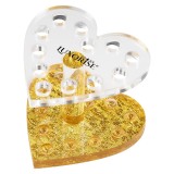 Cumpara ieftin Suport pensule unghii si ustensile manichiura Golden Heart LUXORISE, 12 sloturi