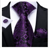Set cravata + batista + butoni - matase - model 154