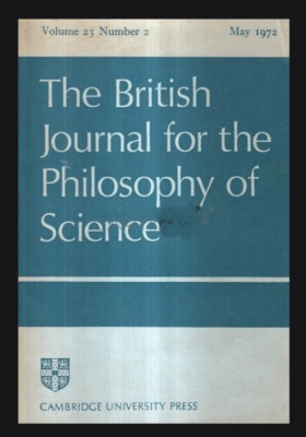 The British Journal for the Philosophy of Science / Imre Lakatos (ed.) foto