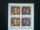 SUEDIA 1995 EUROPA - PACE SI PRIETENIE Serie 4 valoari in bloc MNH**, Nestampilat