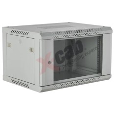 Cabinet metalic de perete 19&amp;quot;, tip rack wallmount, 6U 600x600 mm, Xcab S Gri foto