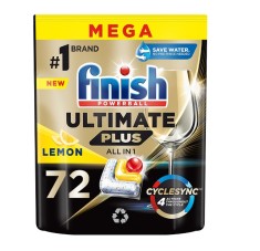 finish Ultimate Plus Lamaie 72 Tablete Detergent Masina Spalat Vase foto