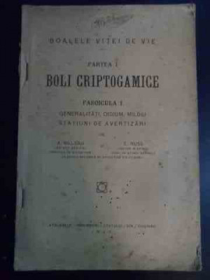 Boli Criptogamice Partea I, Fascicula I - A. Billeau, E. Russ ,545233 foto