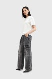 AllSaints jeansi ECHO CARGO femei, culoarea gri, W004EB