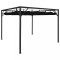 Gossi pavilion de gradina cu acoperis retractabil, antracit, 3 x 3 m