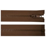 Fermoar plastic detasabil Crisalida, lungime 60 cm, Maro