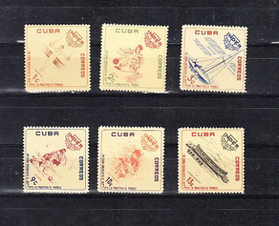 M2 TS1 2 - Timbre foarte vechi - Cuba - jocuri sportive foto
