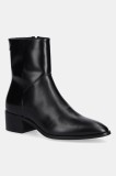 Gant botine St Broomly culoarea negru, cu toc drept, 31541092