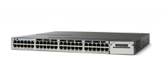 Switch Cisco Catalyst WS-C3750X-48P-L PoE 48 porturi Gigabit 2 X PSU 715W