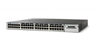 Switch Cisco Catalyst WS-C3750X-48P-L PoE 48 porturi Gigabit 2 X PSU 715W foto