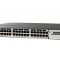 Switch Cisco Catalyst WS-C3750X-48P-L PoE 48 porturi Gigabit 2 X PSU 715W