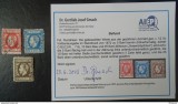 Romania LP 35-37 , Carol cu barba dantelat , Expertizat , Stampilat