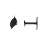 Set Buton Montreal &ndash; Negru/Argintiu Compoziție Fier Forjat