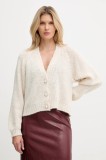 Haveone cardigan din amestec de l&acirc;nă culoarea bej, light, JIT-P021