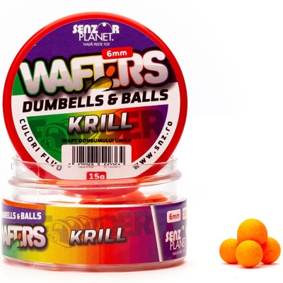 Wafters Senzor Planet Dumbells &amp;amp; Balls, Krill, 6mm, 15g foto