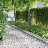 VidaXL Borduri pentru gazon 30 pcs Argintiu 103 x 0,05 x 22 cm 874824