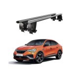 Bare transversale portbagaj auto aluminiu compatibile plafon neted Renault Arkana 2020-> argintii sau negre Cod: CB200101 Kit-105