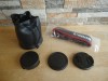 Set accesorii husa Canon EF 25 II, curea Canon EOS, 3 capace body si obiectiv, noi!