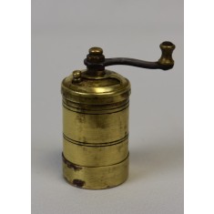 R&acirc;șniță veche de călătorie pentru piper sau alte mirodenii - otomană - alamă - cca.1900