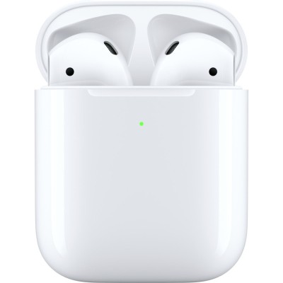 Handsfree Casti Bluetooth Apple Airpods 2, cu incarcare Wireless, Alb MRXJ2ZM/A foto