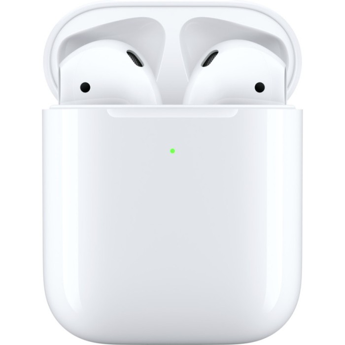 Handsfree Casti Bluetooth Apple Airpods 2, cu incarcare Wireless, Alb MRXJ2ZM/A