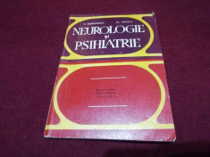 MANUAL NEUROLOGIE SI PSIHIATRIE PENTRU LICEELE SANITARE CLASA A XII A 1978 foto