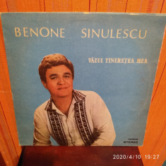 -Y- BENONE SINULESCU - VAZUI TINERETEA MEA - DISC VINIL foto