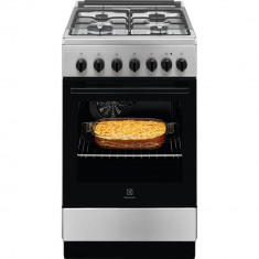 Aragaz mixt Electrolux LKK520002X, Cuptor electric, Grill, 4 Arzatoare