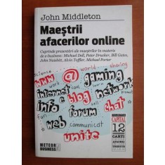 John Middleton - Maestrii afacerilor online