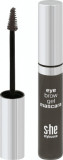 S-he colour&amp;style mascara gel pentru spr&acirc;ncene 150/002, 6 ml