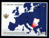 2006 MUNTENEGRU - 50 ANI EMISIUNEA EUROPA colita nedantelata, Organizatii internationale, Nestampilat