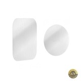 Sticker Metalic OEM Set 2 bucati Argintiu