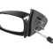 Oglinda exterioara Ford Fiesta (Jas/Jbs/Jvs)/Courier 09.1999-12.2001 partea stanga View Max crom convex carcasa neagra reglare manuala prin cablu far