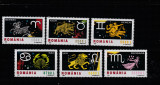 Romania 2002-Semnele Zodiacului (II),serie 6 valori dantelate,MNH, Nestampilat