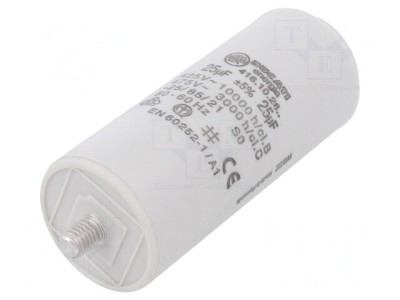Condensator Motor 25uF 475VAC foto