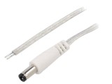 Cablu Alimentare DC 5,5/2,1 mm Transparent 3m