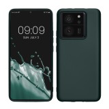 Husa Kwmobile pentru Xiaomi 13T/13T Pro, Verde inchis, Silicon, KWM000020IW003C, Carcasa