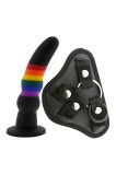 Strap-on Dildo Silicon Lichid Colourful Love, DREAM Toys