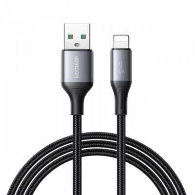 Cablu Date si Incarcare USB-A - Lightning Joyroom S-A28 Flash, 18W, 2m, Negru foto