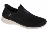Pantofi pentru adidași Skechers Slip-Ins: GO WALK 6 - Fabulous View 124569-BKLV negru, 39, 39.5