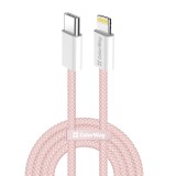 Cablu incarcare Lightning pentru iPhone 27W ColorWay, 1m, roz
