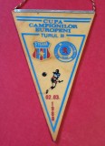 Fanion meci fotbal STEAUA BUCURESTI - GLASGOW RANGERS (Cupa Campionilor Europeni 02.03.1988)