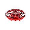 Mini Drona OZN cu Control Gestual, Rosu, LED, Senzori Obstacole, Plastic ABS, 5-ani+, Acumulator, Raza 12m