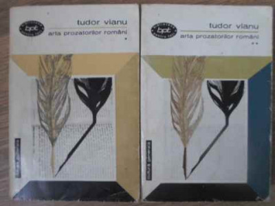 ARTA PROZATORILOR ROMANI VOL.1-2-TUDOR VIANU-226542 foto